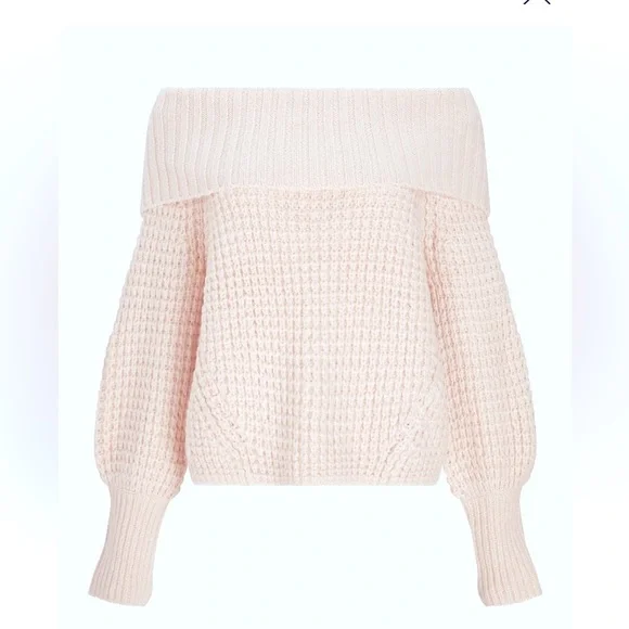 Women’s Express off the shoulder Sweater!!!! 🤍🔥 - Picture 5 of 11